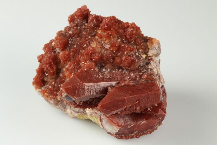 Natural Red Quartz Crystal Cluster- Morocco #190153